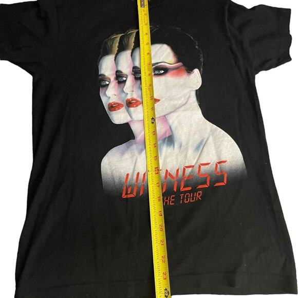 Katy Perry Concert Graphic T-Shirt Black Adult Sz Small Witness Tour 2017-2018 - Picture 7 of 8
